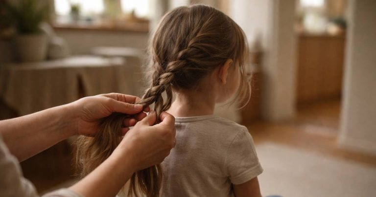 צמות לגן חובה בעיצוב עדין ונוח לילדות, מותאם לשגרה יומיומית