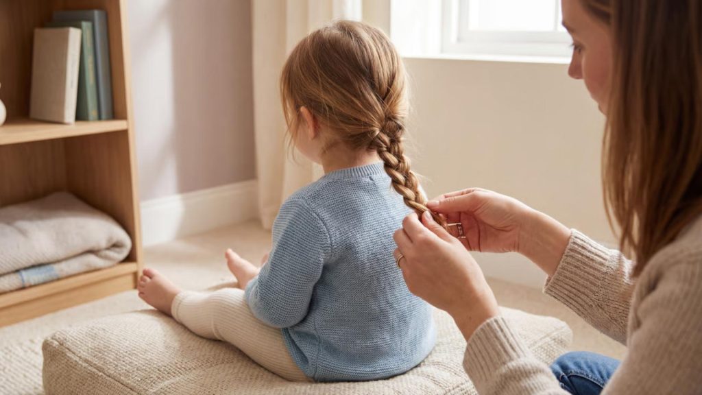צמות לילדות בגיל שנתיים – מה מתאים, מה בטוח ואיך הופכים את החוויה לנעימה